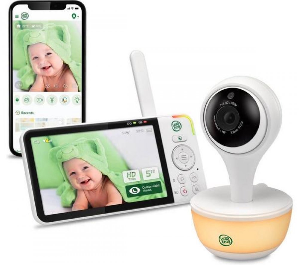 Leapfrog LF815HD Remote Access Smart Video Baby Monitor with 5" HD Parent Viewer