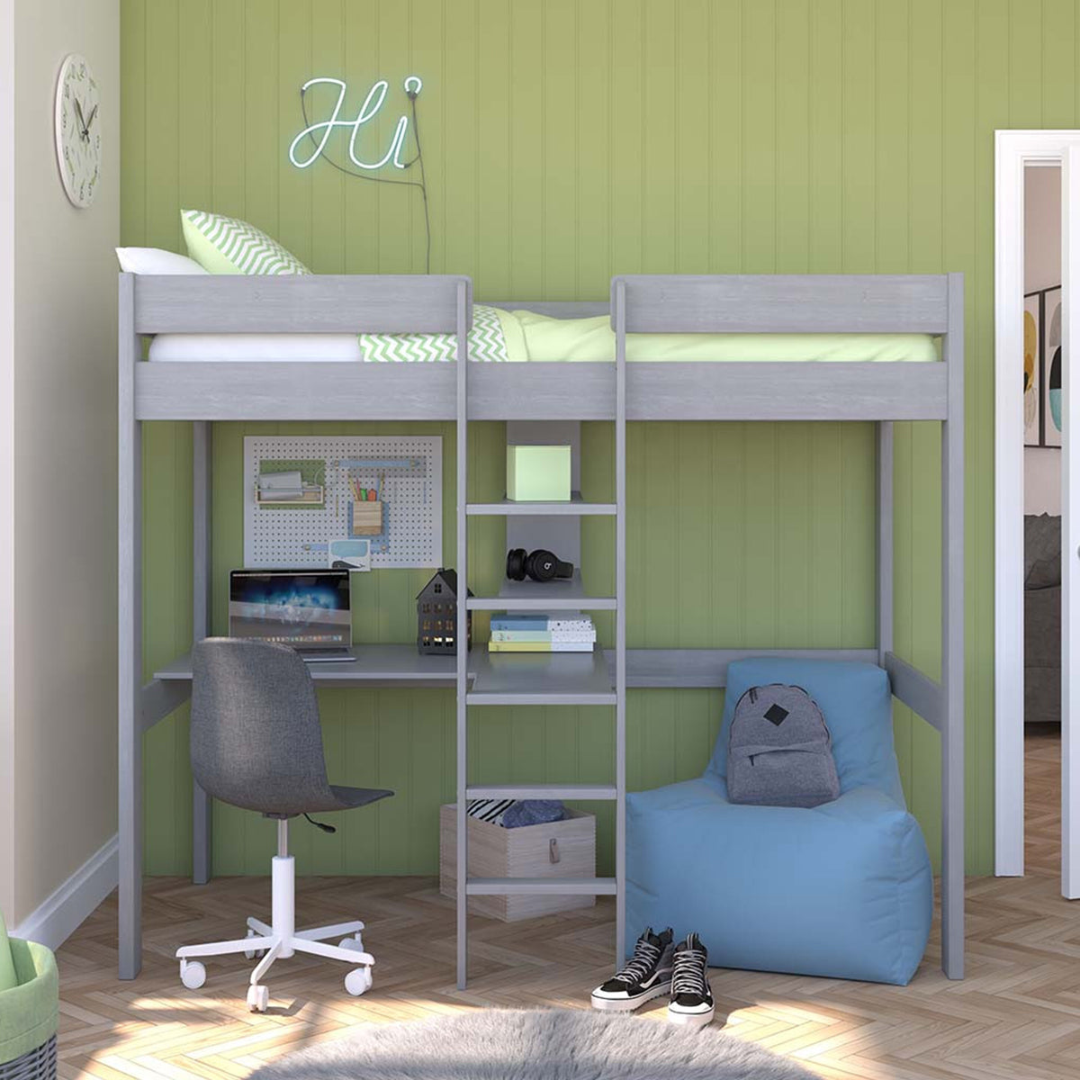 Uno Grey Highsleeper