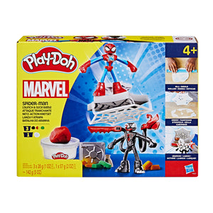 Play-Doh Spiderman Launch and Slice Battle