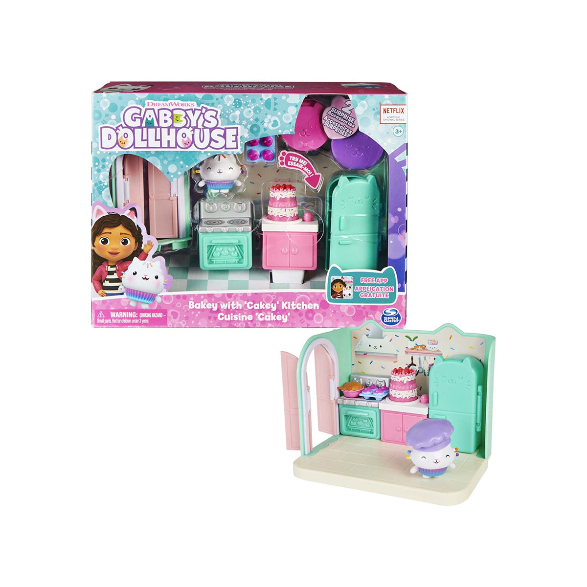 Gabby's Dollhouse Bakey with Cakey Kitchen