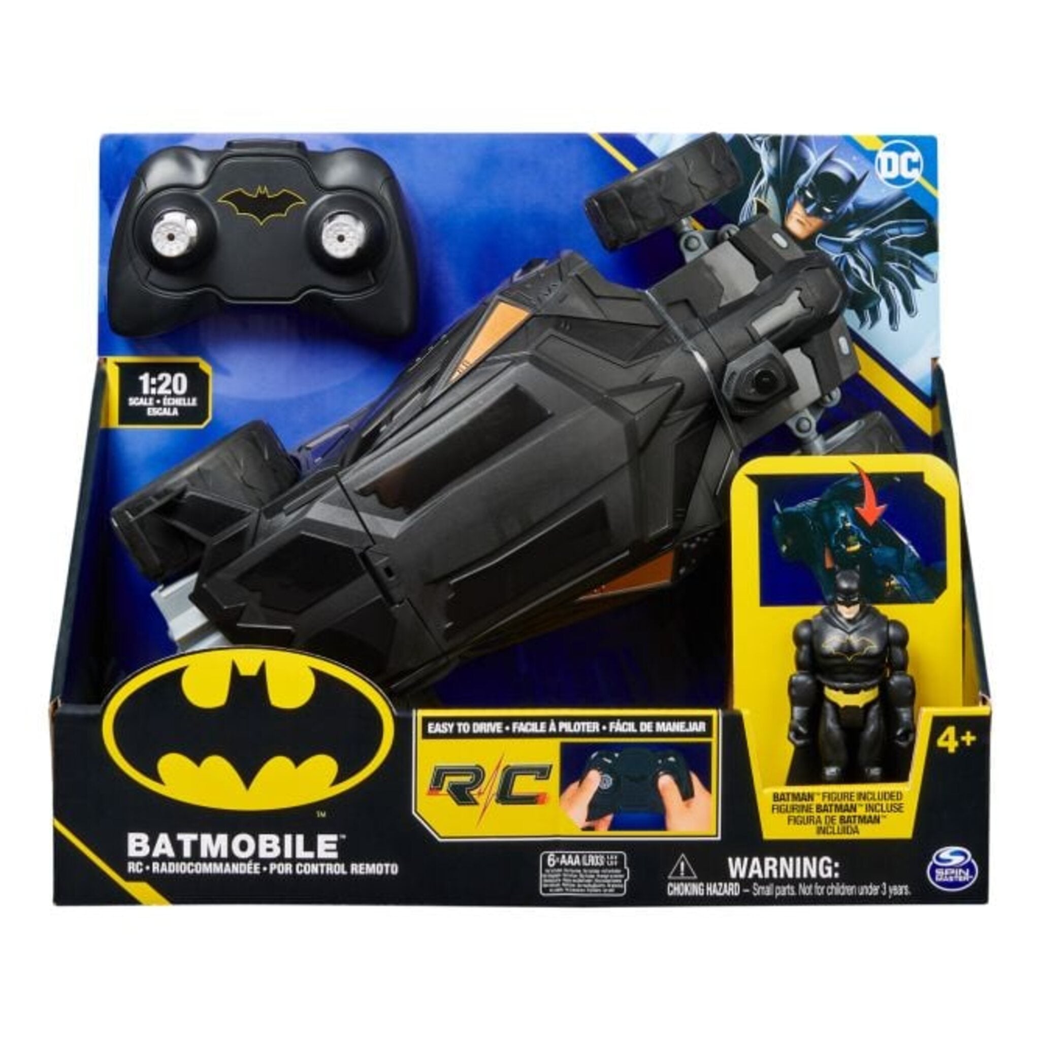 Dc Universe Batman Remote Control Batmobile & Figure