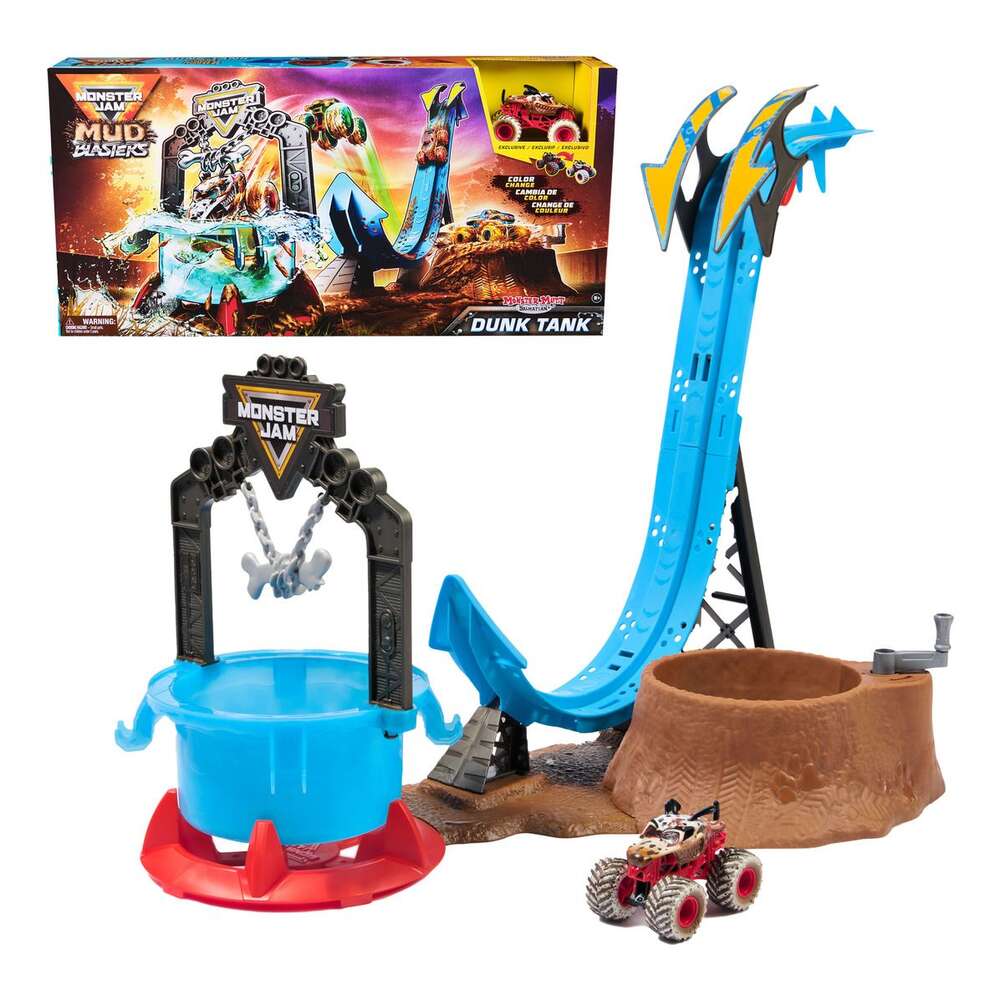 Monster Jam 1:64 Mud Blaster Playset