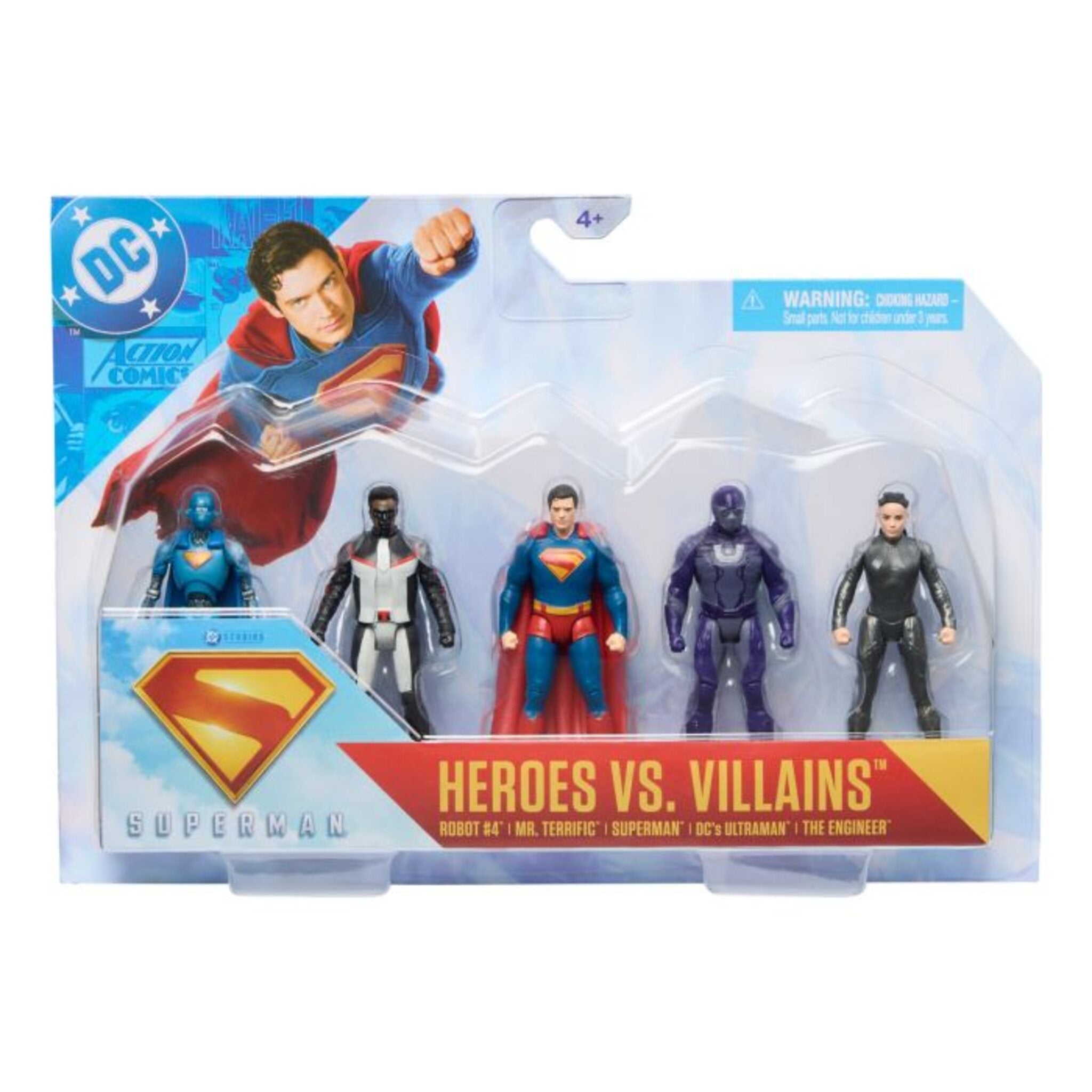 Superman 3in Battle 5 Pack
