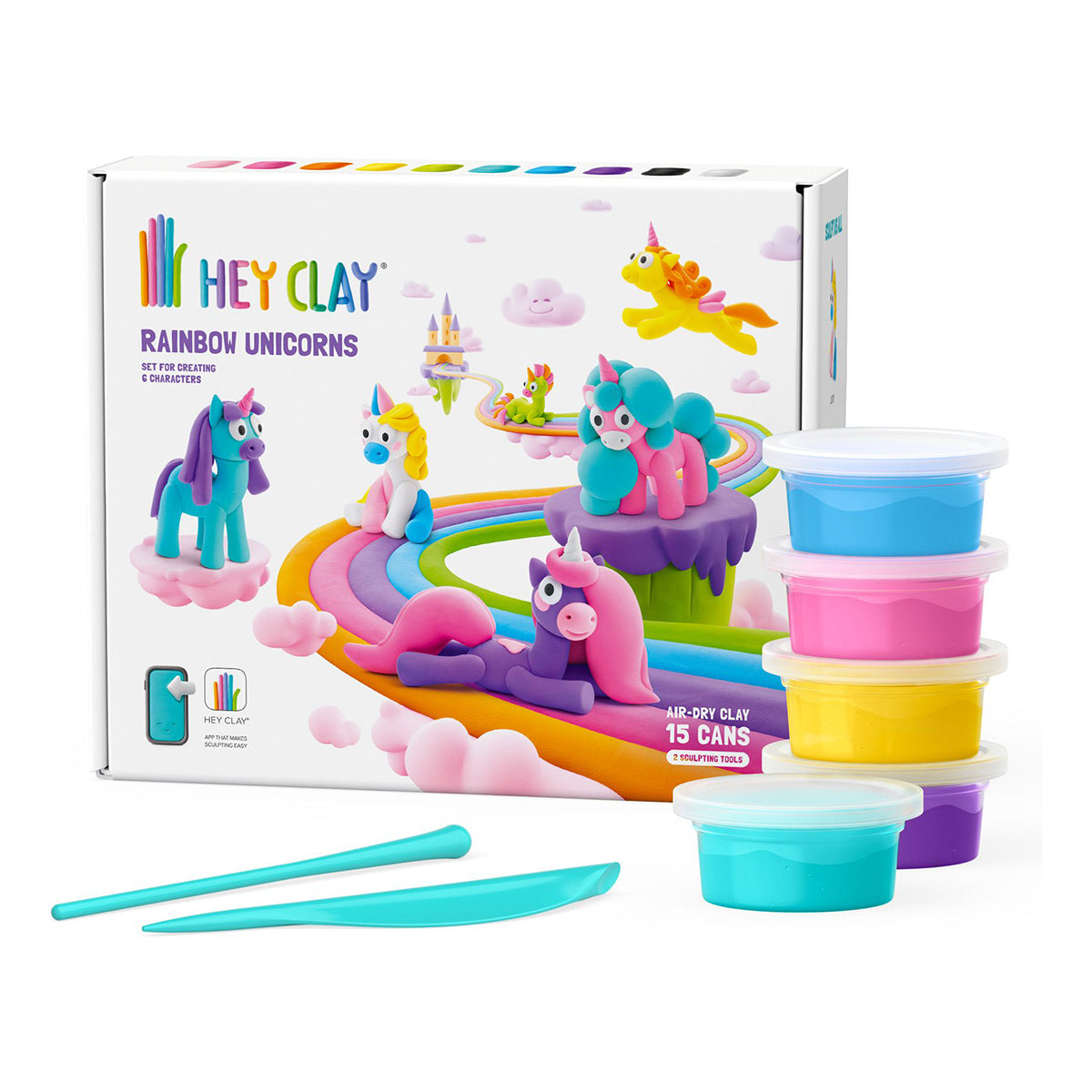 Hey Clay Unicorns Set
