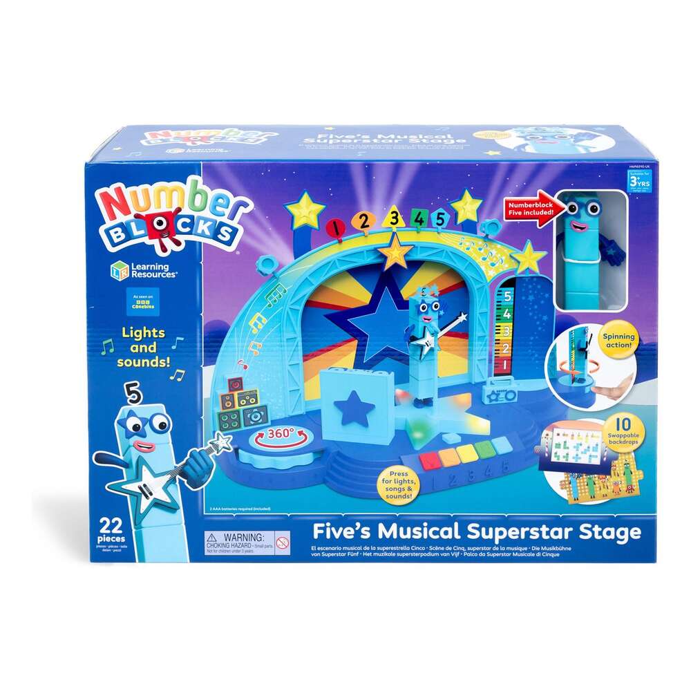 Numberblocks Five's Musical Superstar Stage
