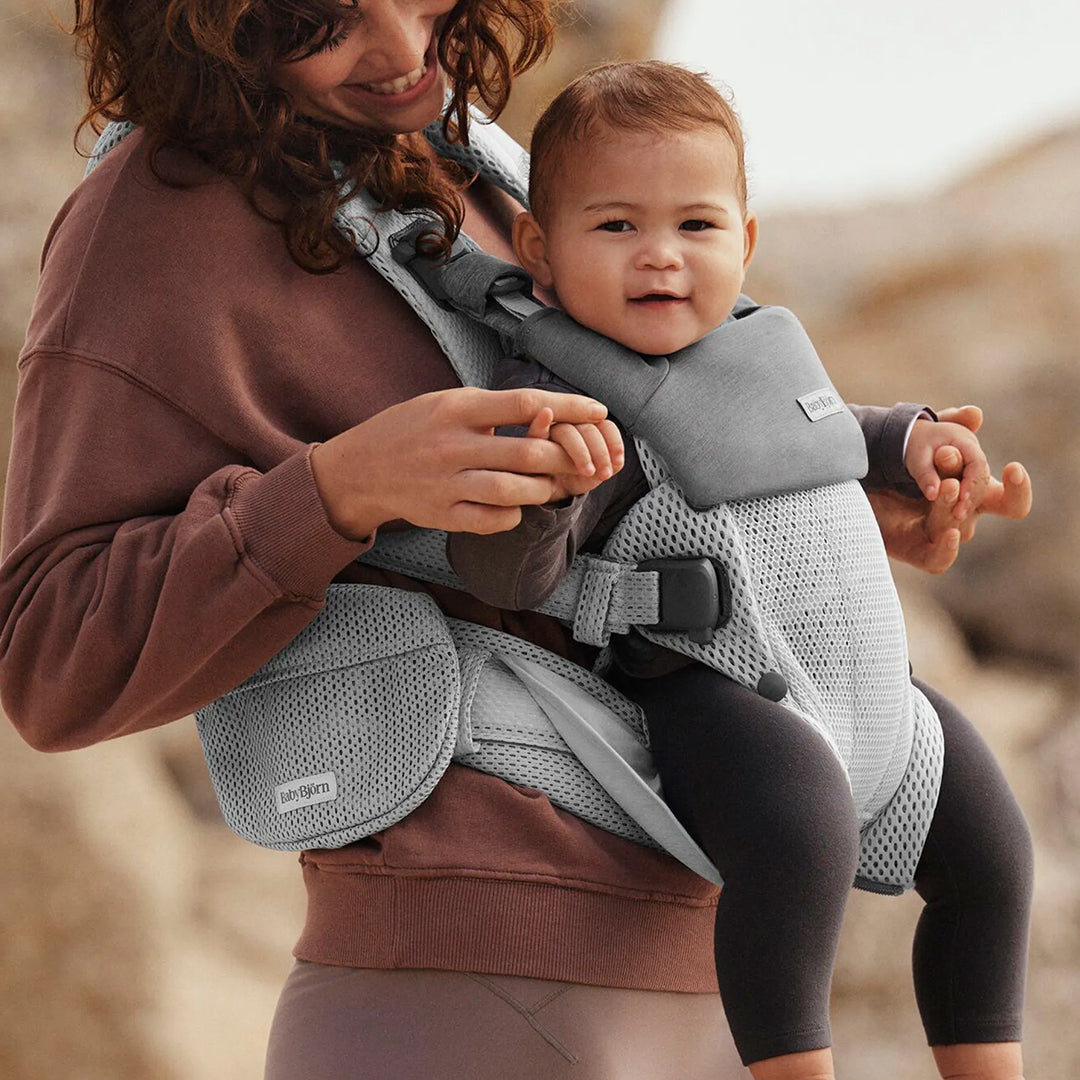 BabyBjörn Pocket Pouch for Baby Carrier, Mesh, Dark Grey