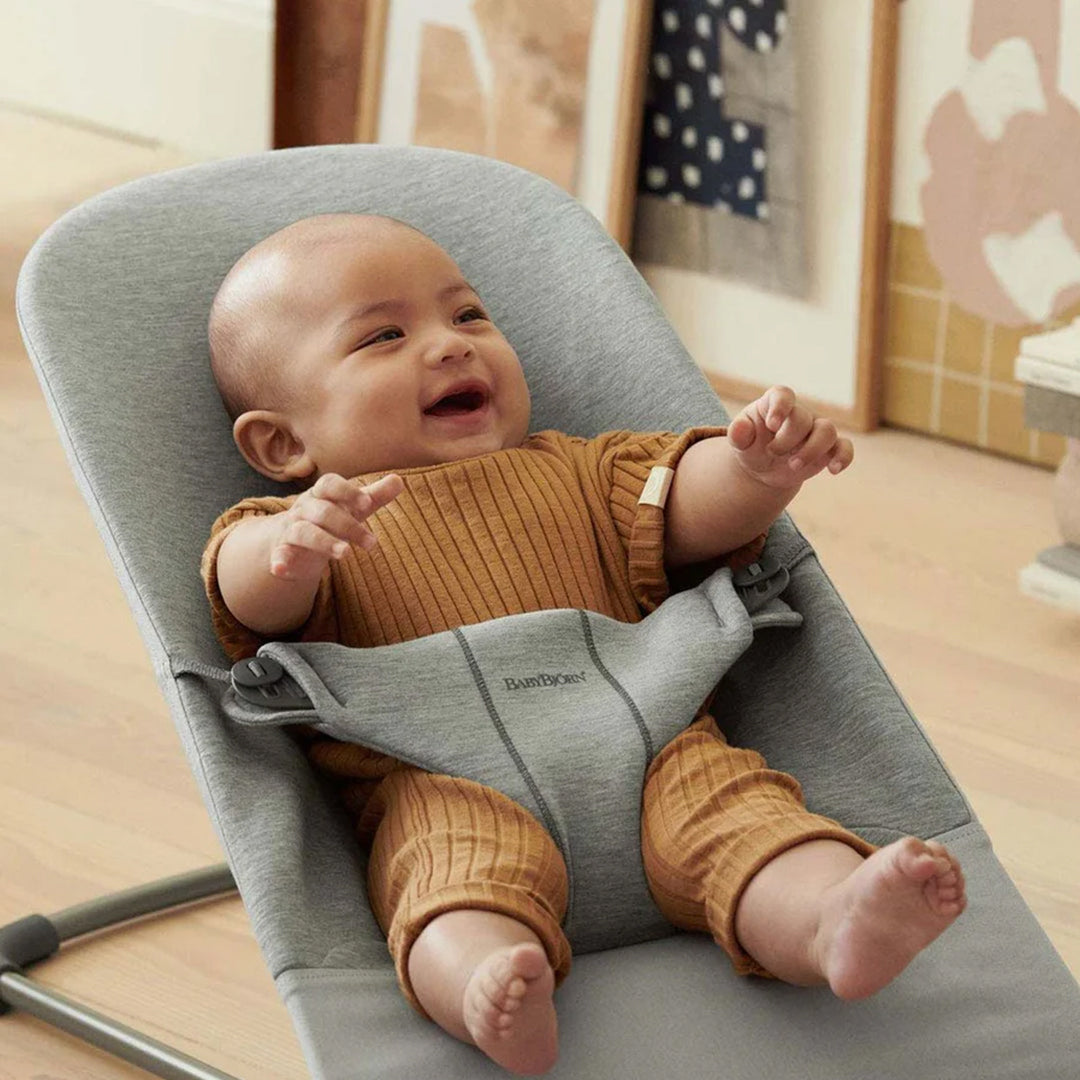 BabyBjörn Baby Bouncers BLISS 3D Jersey, Light Grey