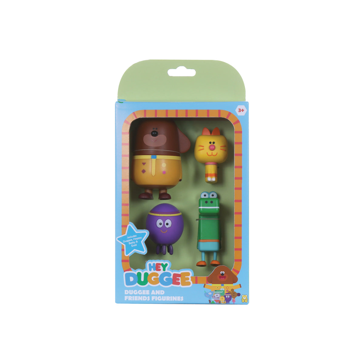 Hey Duggee 4 Figure Pack - Duggee,Enid,Betty,Happy