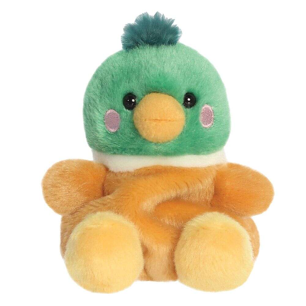 Palm Pals Puddles Mallard Duck 5in