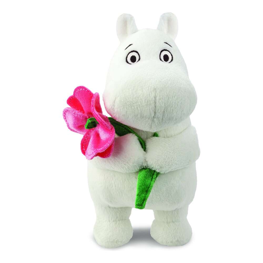 Moomin Standing with Pink Flower 6.5in