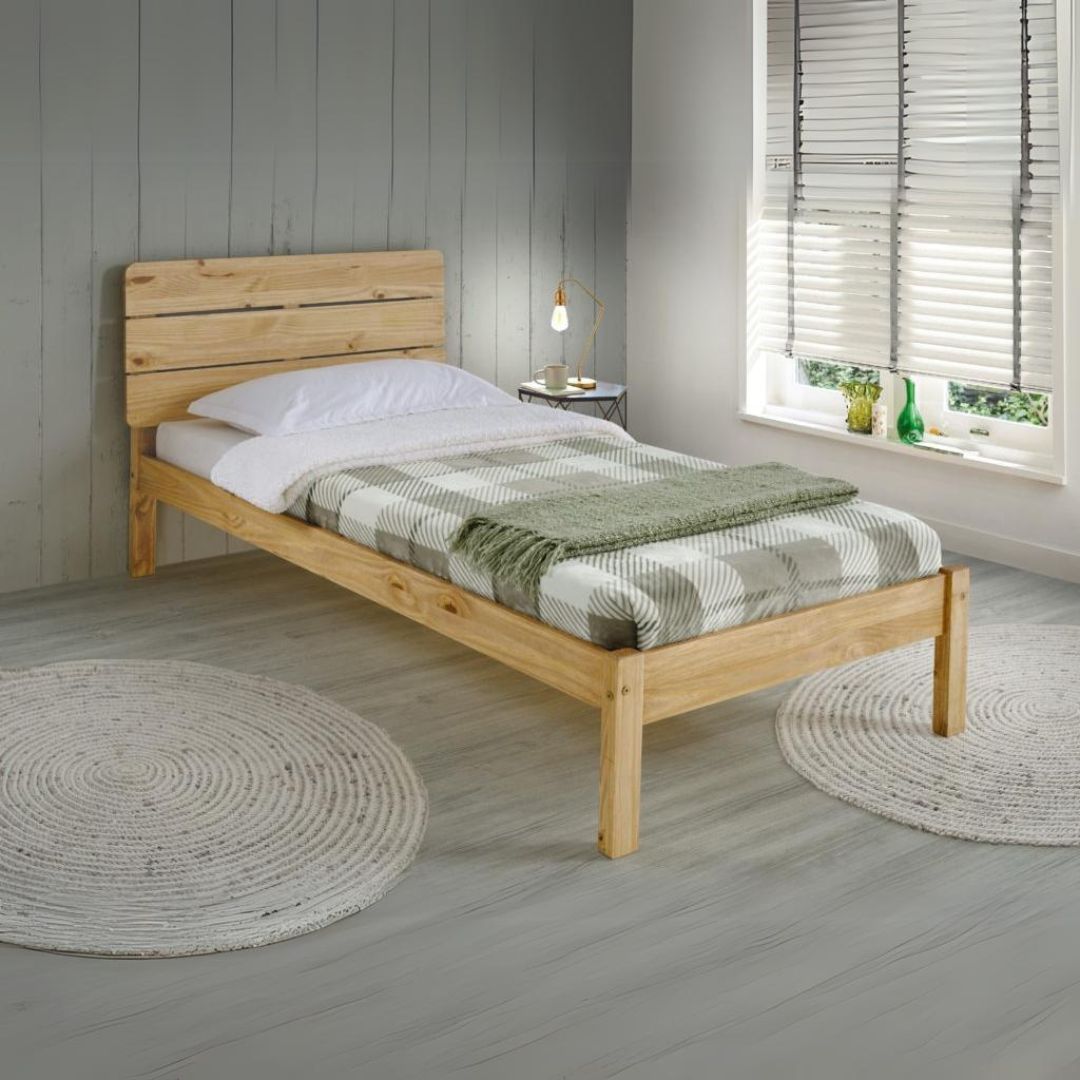 Ronan 3FT Bed - Waxed Pine