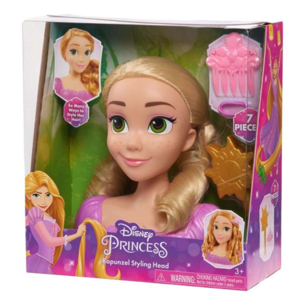 Disney Princess Small Styling Head Rapunzel