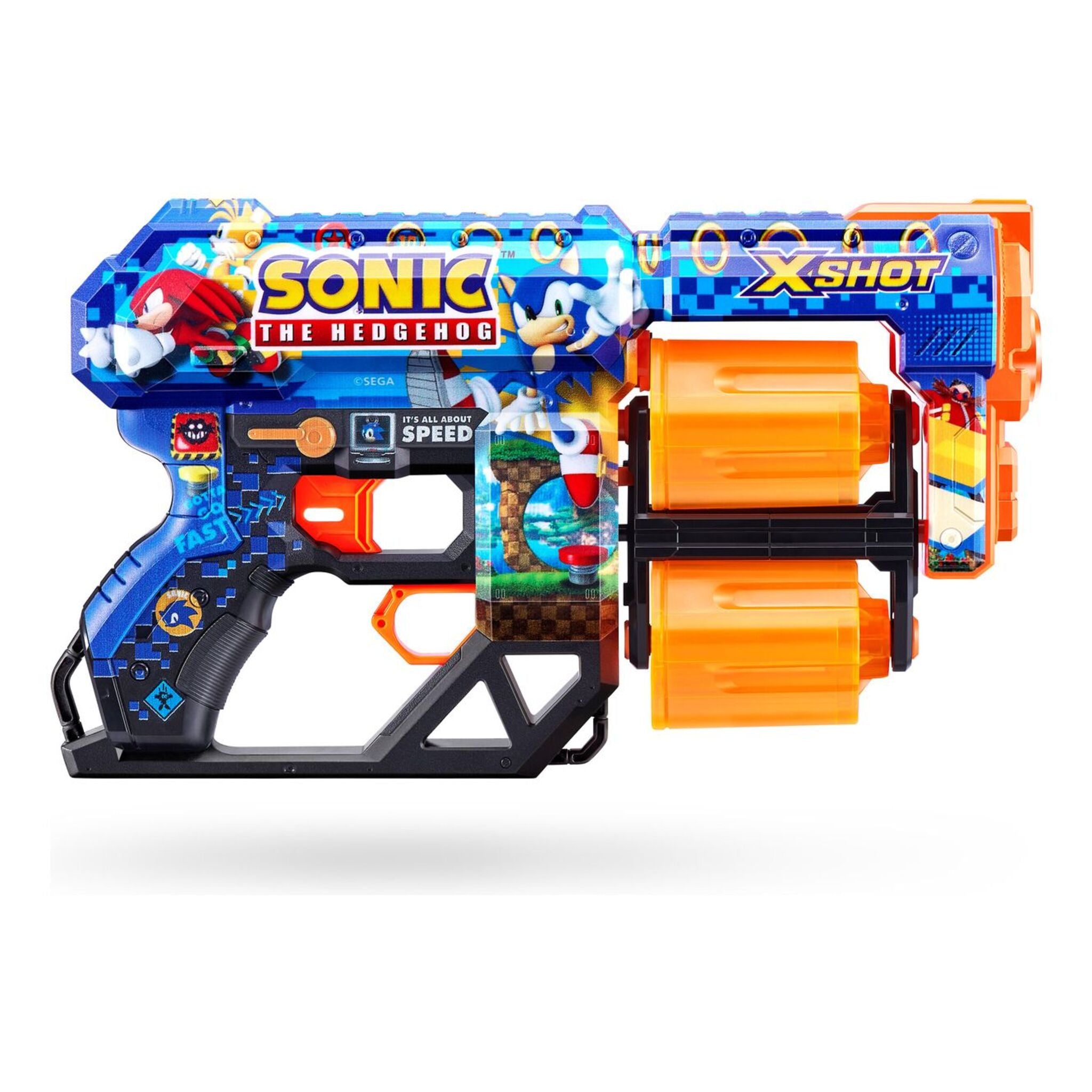 XSHOT Skins Dread Blaster - Mega Sonic Skin (12 Darts)