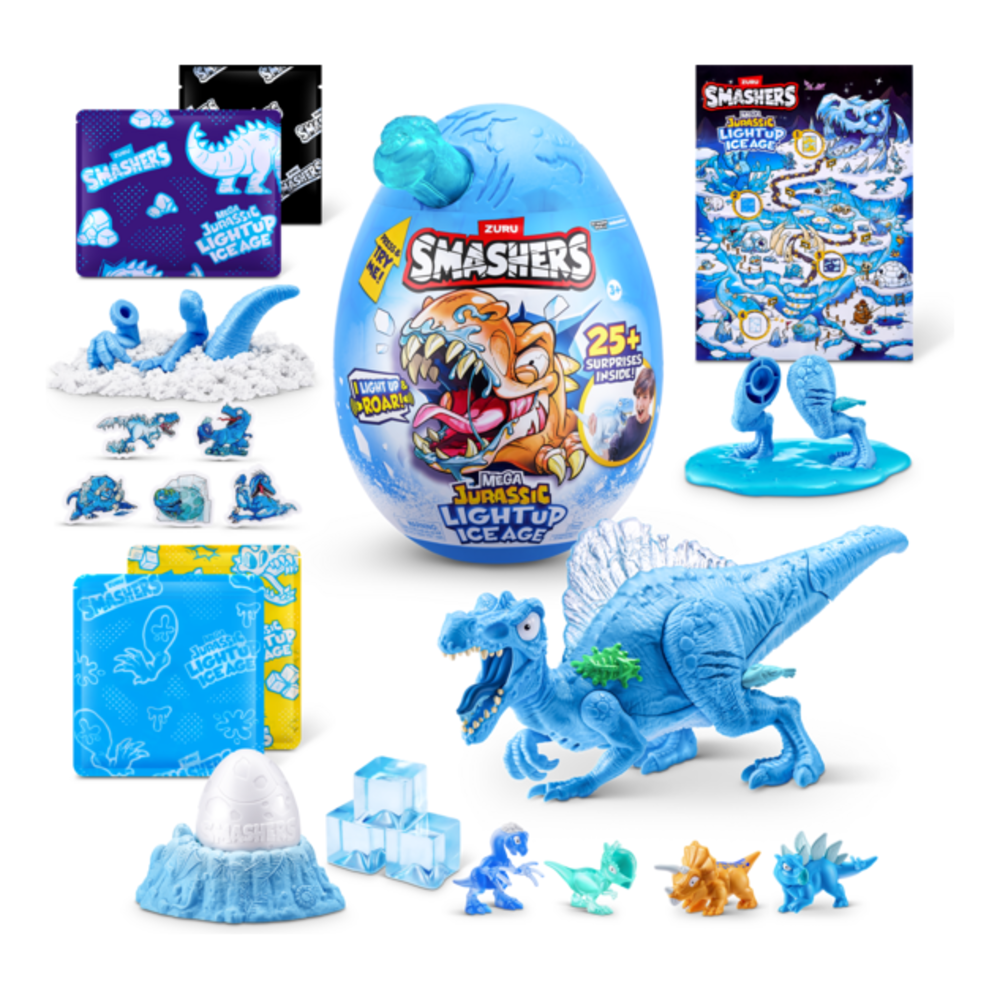 Smashers Dino Ice Age Light Up S1 Mega Egg