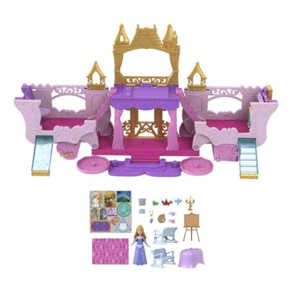 Disney Princess Carriage to Castle 2 in1 Playset