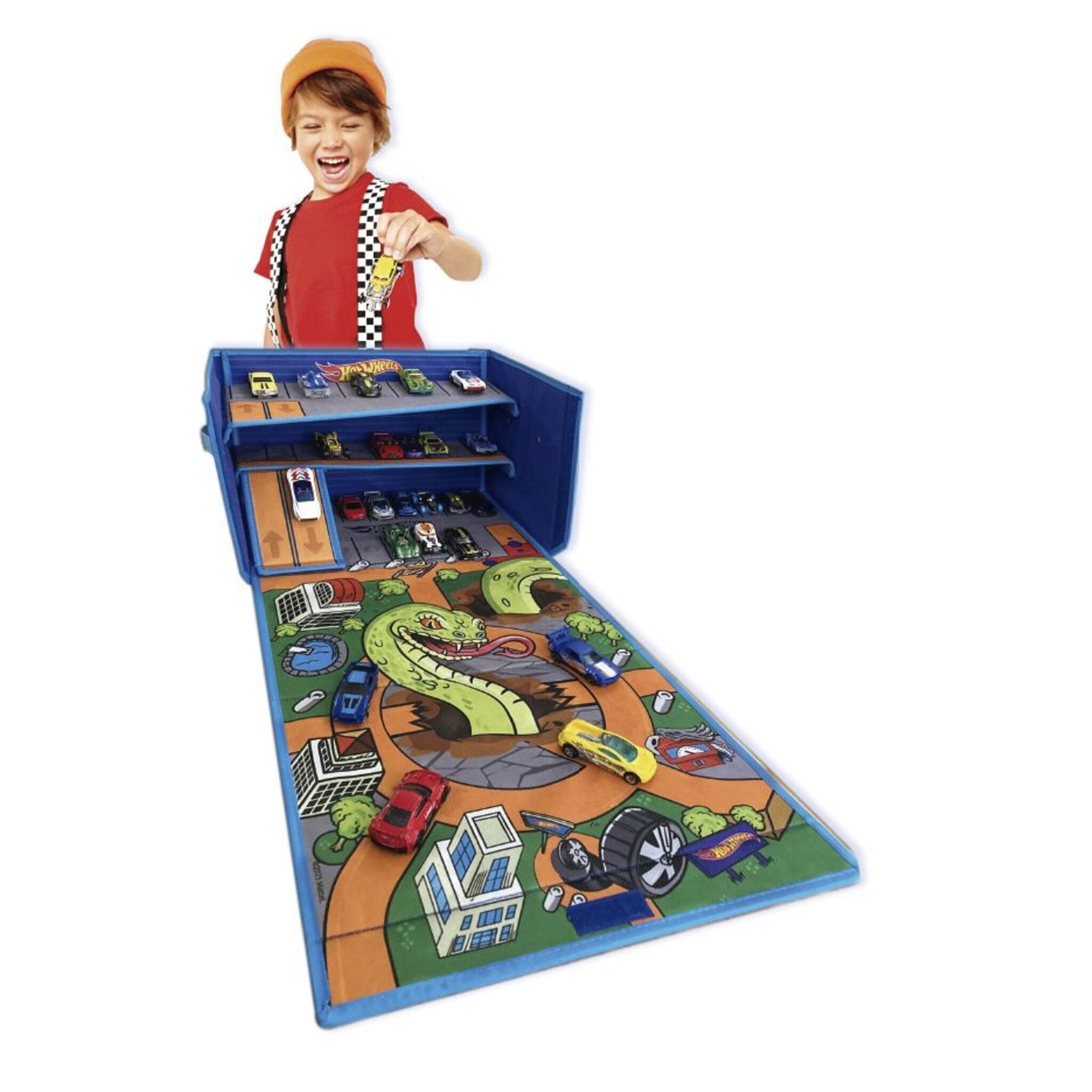 Hot Wheels Cars Case Garage Box