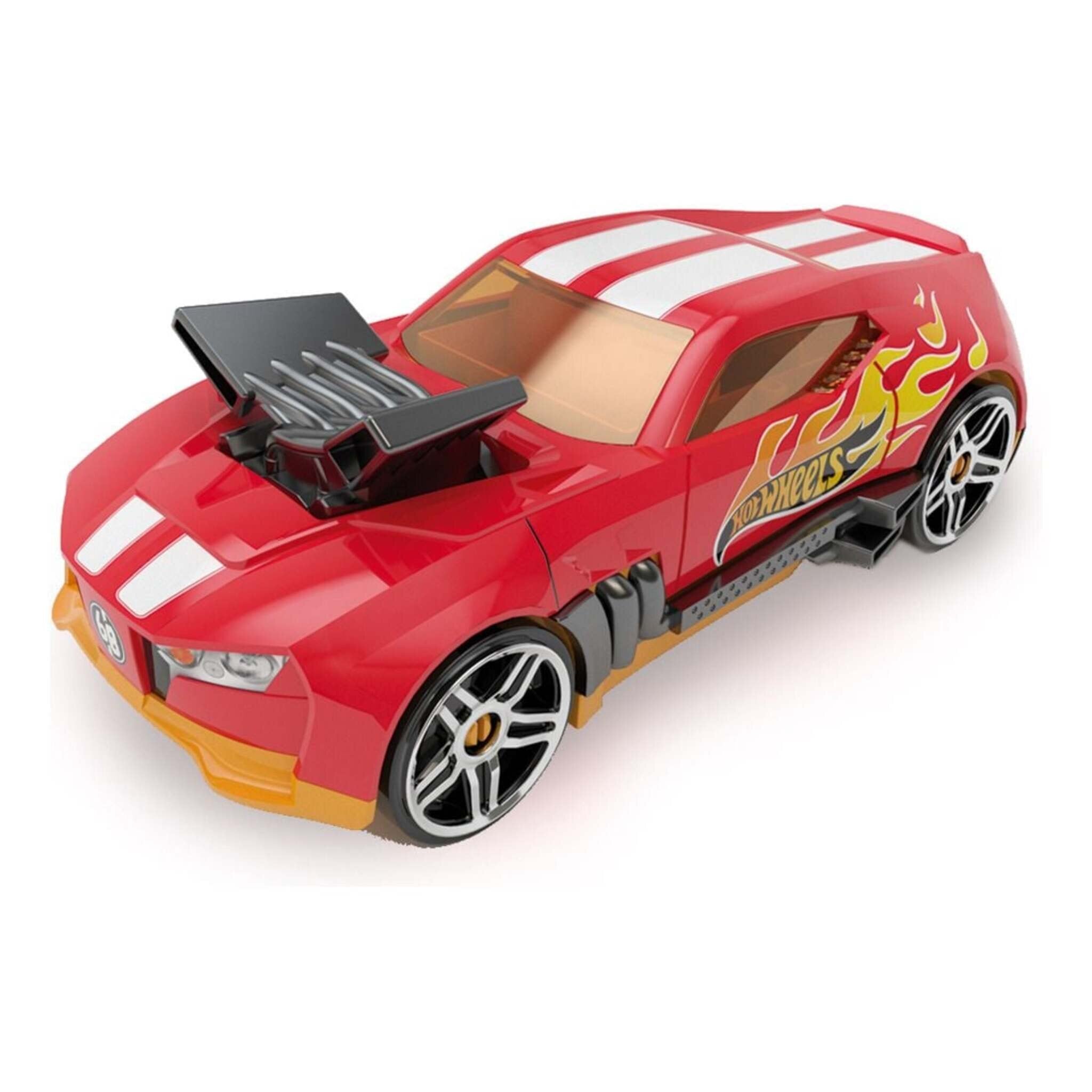 Hot Wheels 2 in 1 Race N Haul Storage Case Red