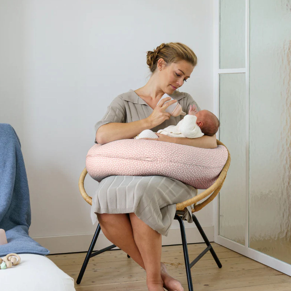 Doomoo BUDDY Maternity Pillow - Cloudy Pink