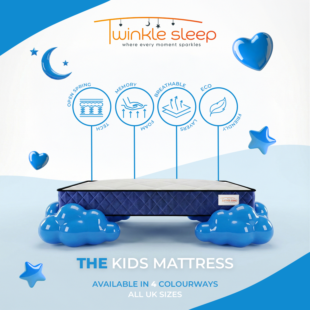 Twinkle Sleep Blue Kids Mattress