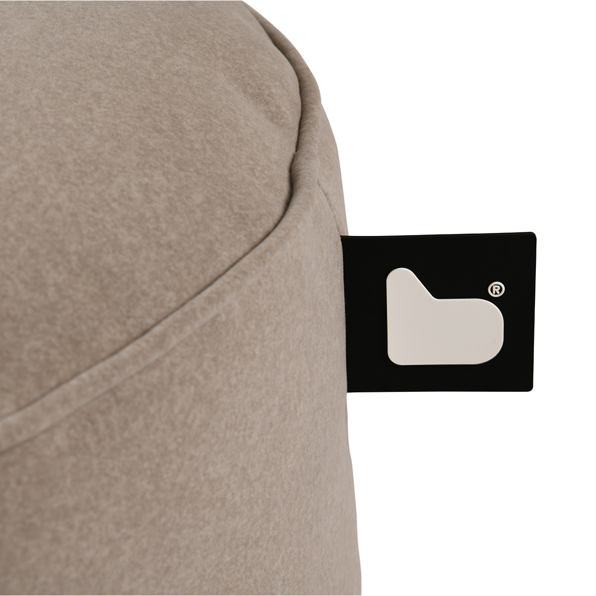 B Pouffe Brushed Suede