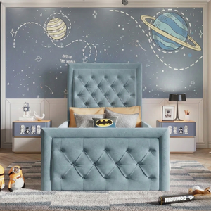 Plush Velvet Ice Blue