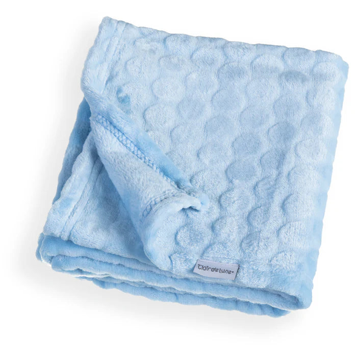 Clair De Lune Marshmallow Blanket - 90 x 70 cm Blue