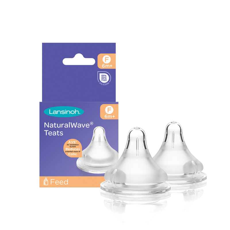 Lansinoh Natural Wave Teat Fast Flow 2Pk