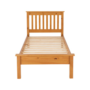 Monaco 3FT Bed Low Foot End - Antique Pine