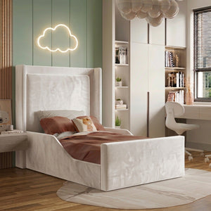 Plush Velvet White