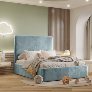Plush Velvet Ice Blue