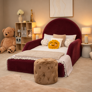 Plush Velvet Burgundy