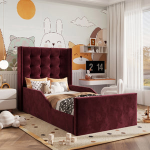 Plush Velvet Burgundy