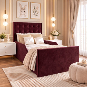 Plush Velvet Burgundy