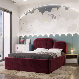 Plush Velvet Burgundy