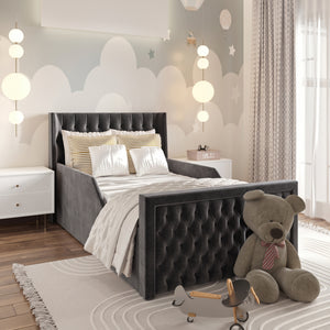 Plush Velvet Charcoal