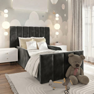 Plush Velvet Charcoal