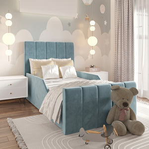 Plush Velvet Ice Blue