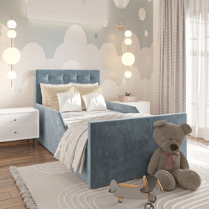 Plush Velvet Ice Blue