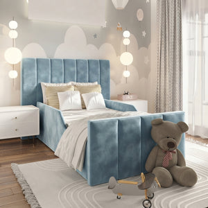 Plush Velvet Ice Blue