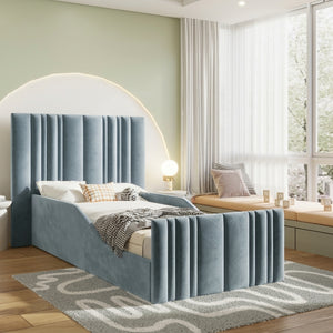 Plush Velvet Ice Blue