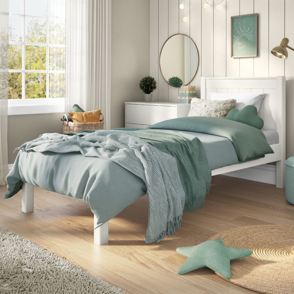Classic White Low End Single 90x190cm