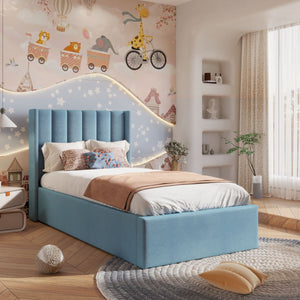 Plush Velvet Ice Blue