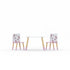 Kidsaw Peppa Pig Table & 2 Chairs - Pattern