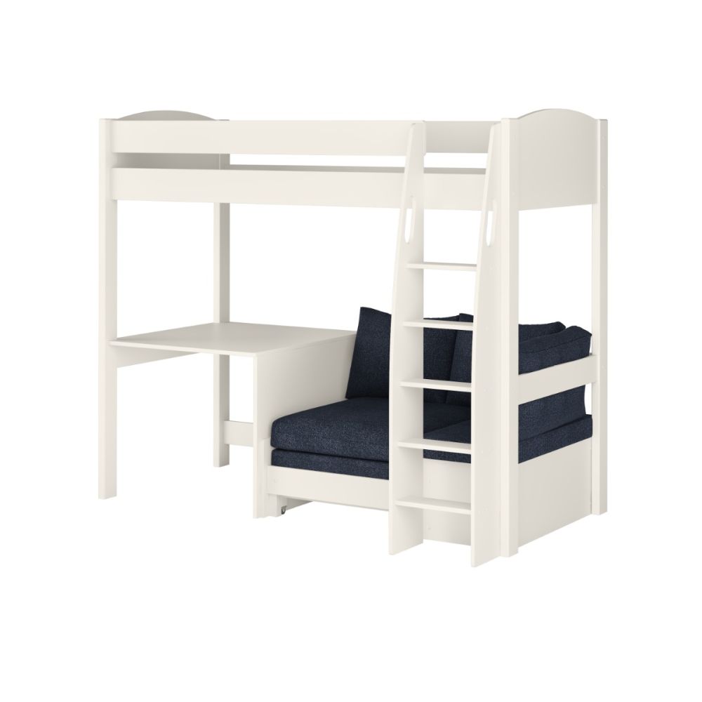 Highsleeper, Sofa, Fixed Desk Sofa Blue