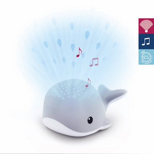 Zazu Wally the Whale Light Projector - Grey