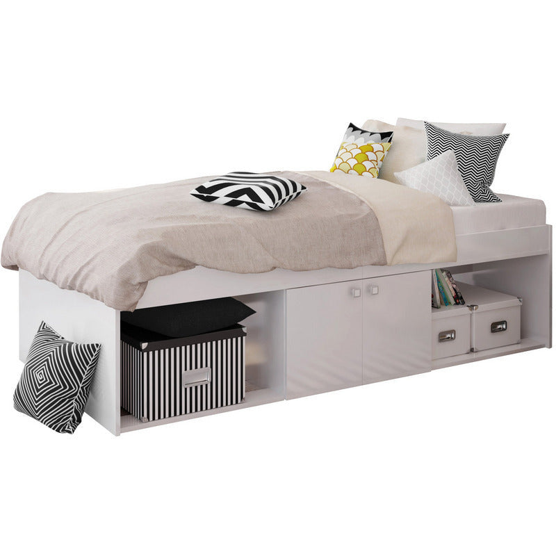 Kidsaw - Kudl Low Single 3ft Cabin Bed White