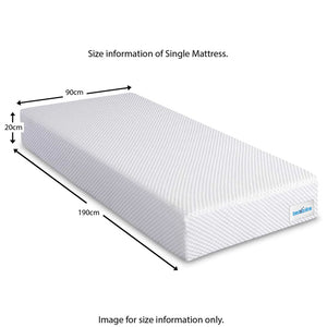 Memory Foam 8 Mattress 7 ZONE