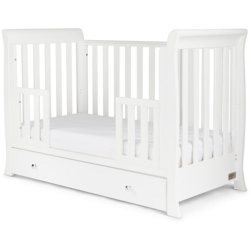 Ickle Bubba Snowdon Mini Cot Bed - White