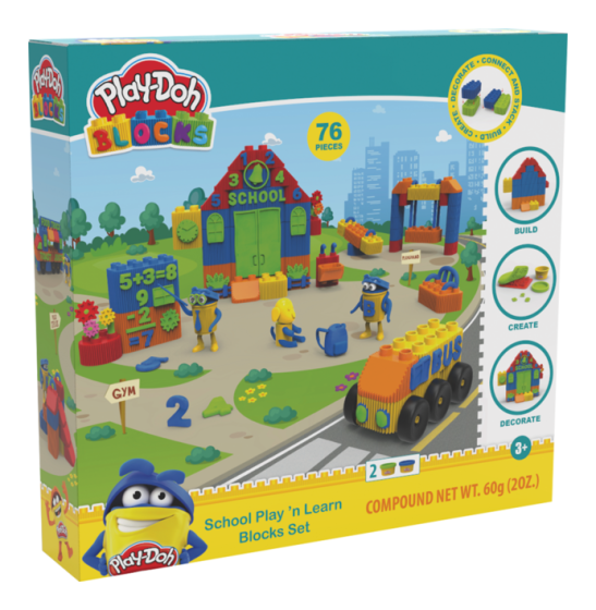 Play-Doh Blocks School Play n learn Blocks set