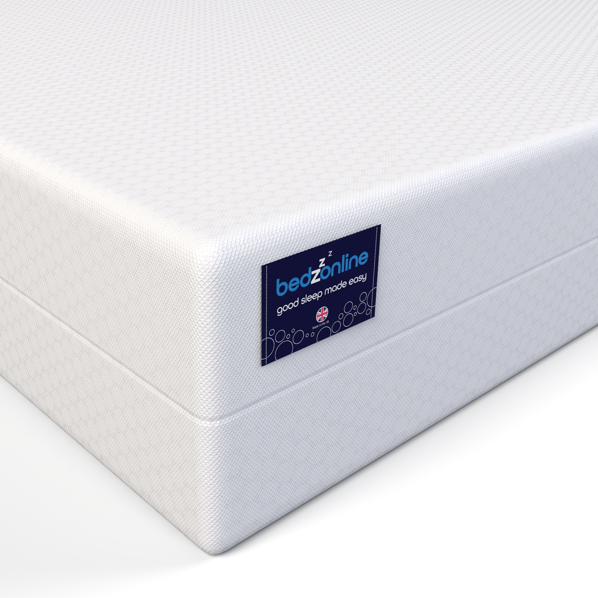 Certified Therma-Pure Memory Foam Mattress with Reflex Foam - 7 Zone- Medium Firm